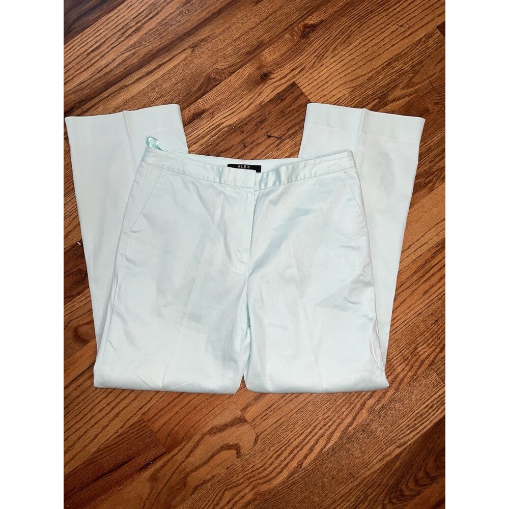 Alex Marie Size 8 Baby Blue Straight Leg Cotton Pants
